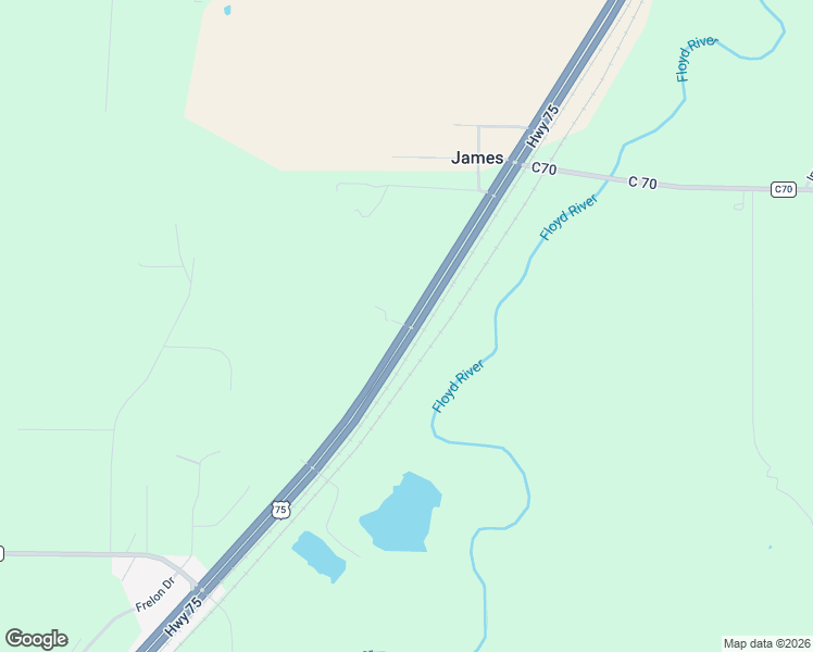 map of restaurants, bars, coffee shops, grocery stores, and more near 33247 U.S. 75 in Sioux City