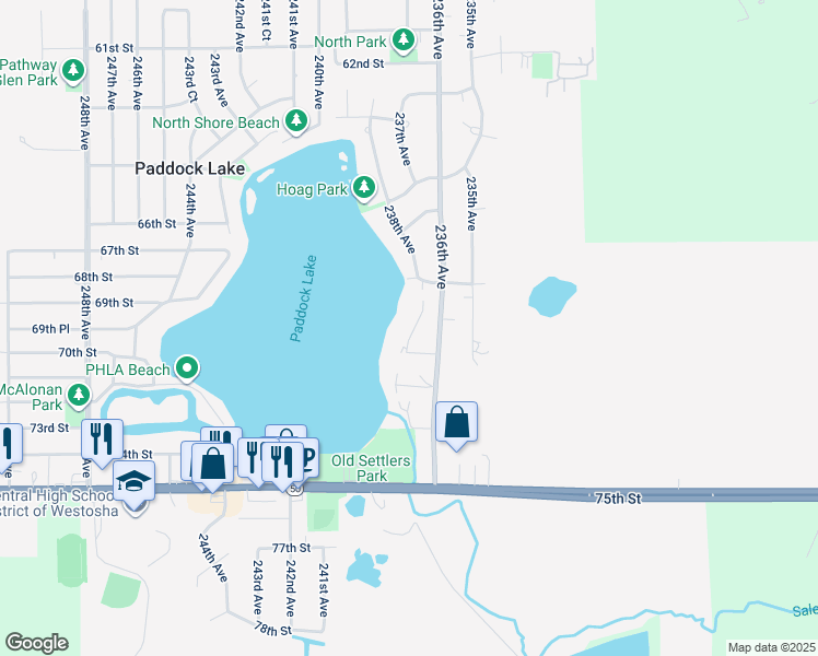 map of restaurants, bars, coffee shops, grocery stores, and more near 6928 238th Avenue in Salem