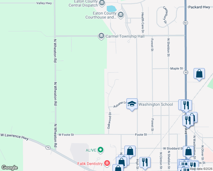 map of restaurants, bars, coffee shops, grocery stores, and more near 726 Annastacia Avenue in Charlotte