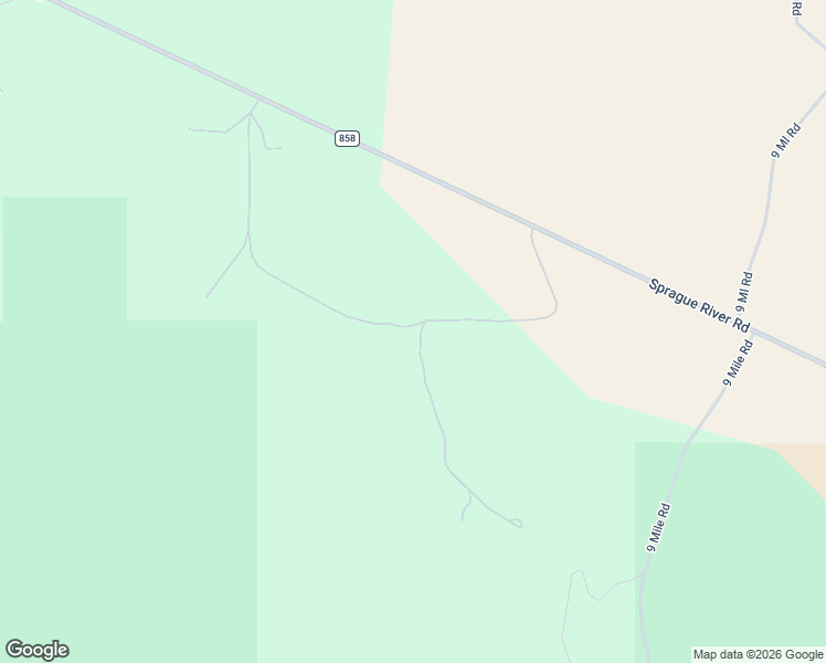 map of restaurants, bars, coffee shops, grocery stores, and more near 9640 Sprague River Road in Chiloquin