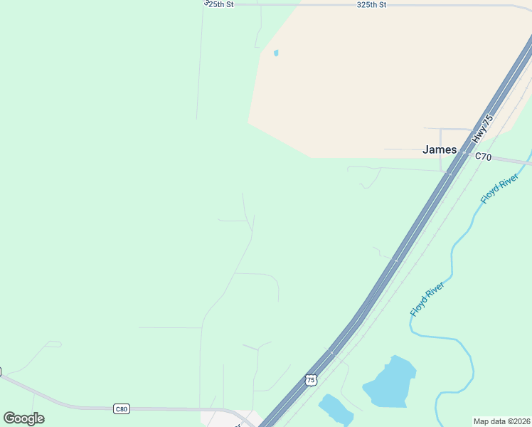 map of restaurants, bars, coffee shops, grocery stores, and more near 33136 Hickory Avenue in Sioux City