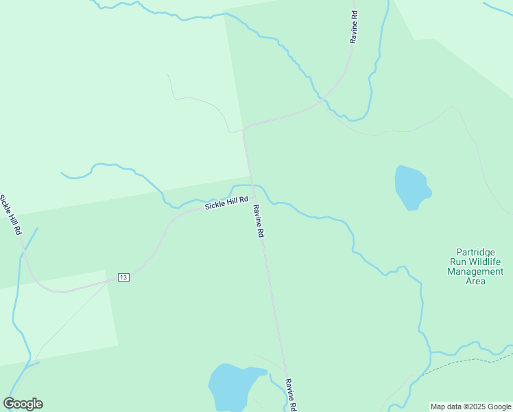 map of restaurants, bars, coffee shops, grocery stores, and more near Ravine Road in Berne