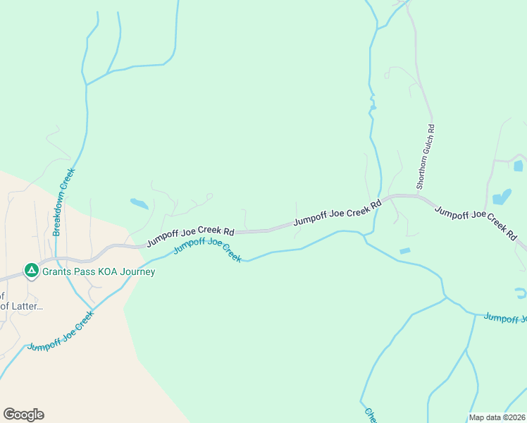 map of restaurants, bars, coffee shops, grocery stores, and more near 1610 Jumpoff Joe Creek Road in Grants Pass
