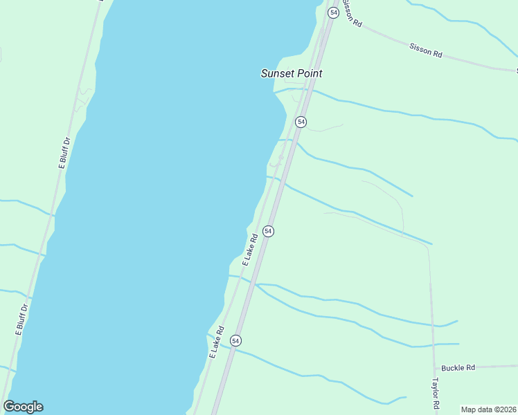 map of restaurants, bars, coffee shops, grocery stores, and more near 640 East Lake Road in Penn Yan
