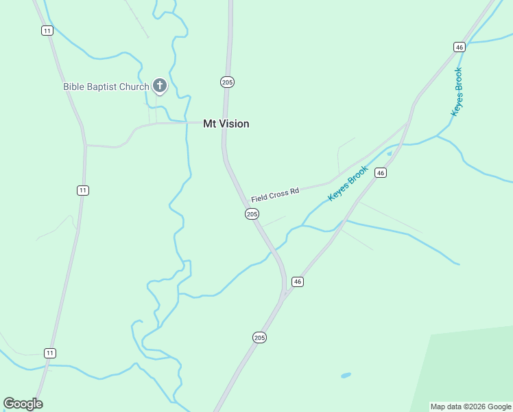 map of restaurants, bars, coffee shops, grocery stores, and more near 2304 New York 205 in Mount Vision