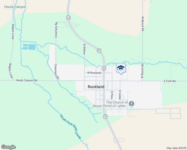 map of restaurants, bars, coffee shops, grocery stores, and more near 225 West Kootenai in Rockland