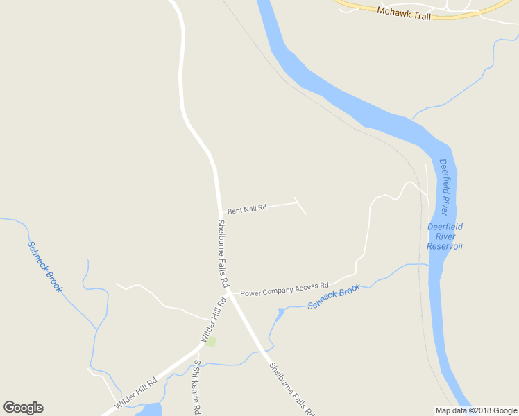 map of restaurants, bars, coffee shops, grocery stores, and more near 47 Bent Nail Road in Shelburne Falls