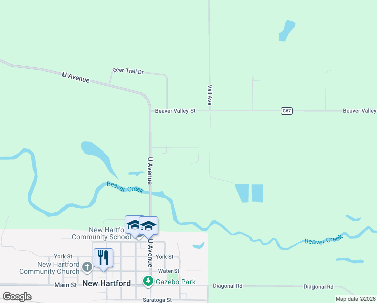 map of restaurants, bars, coffee shops, grocery stores, and more near in New Hartford