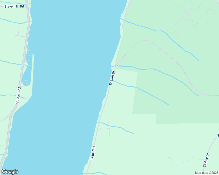 map of restaurants, bars, coffee shops, grocery stores, and more near 302A West Bluff Drive in Keuka Park