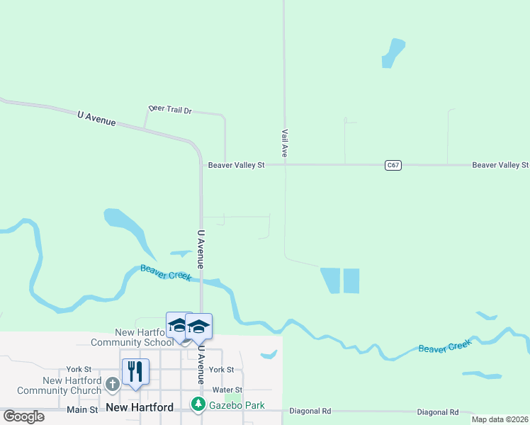 map of restaurants, bars, coffee shops, grocery stores, and more near 112 Pine Ridge Road in New Hartford