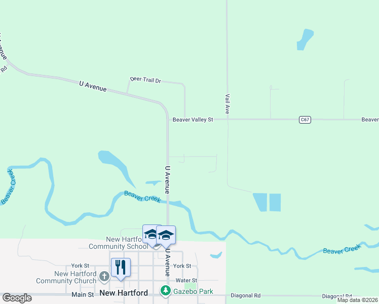 map of restaurants, bars, coffee shops, grocery stores, and more near in New Hartford