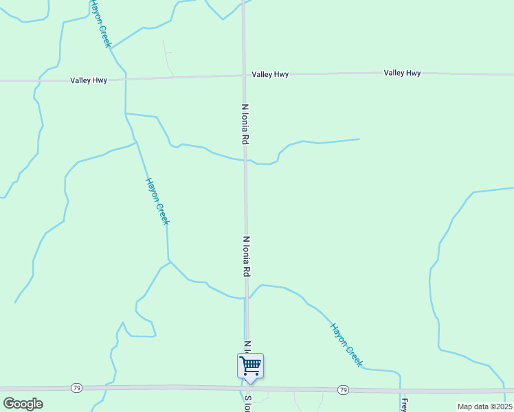 map of restaurants, bars, coffee shops, grocery stores, and more near 608 North Ionia Road in Vermontville