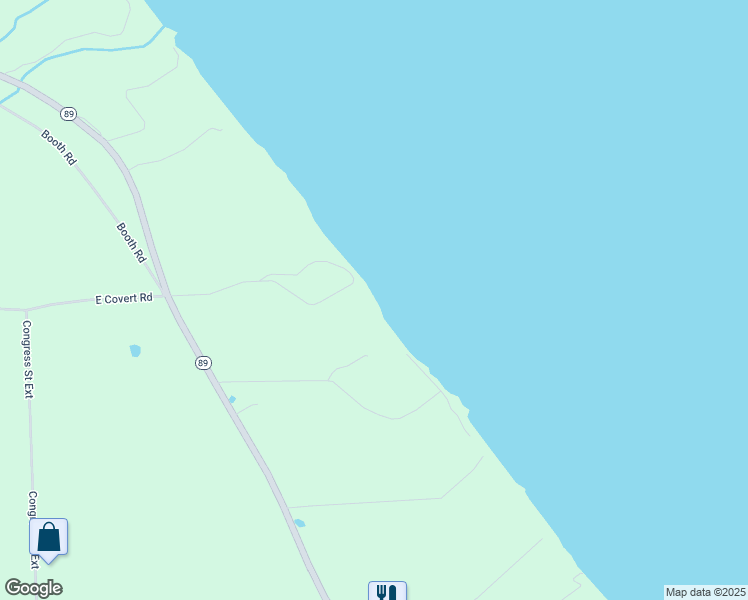 map of restaurants, bars, coffee shops, grocery stores, and more near 9263 Hatch Road in Trumansburg