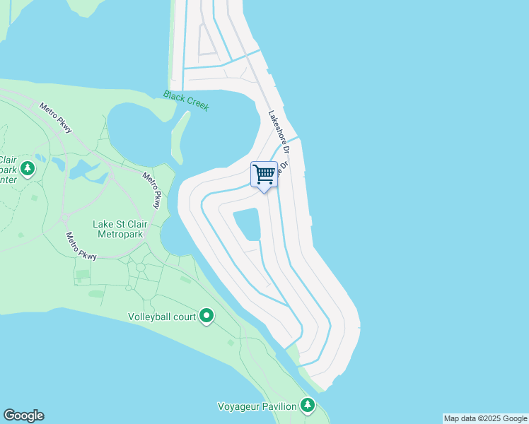 map of restaurants, bars, coffee shops, grocery stores, and more near 38164 Circle Drive in Harrison Township