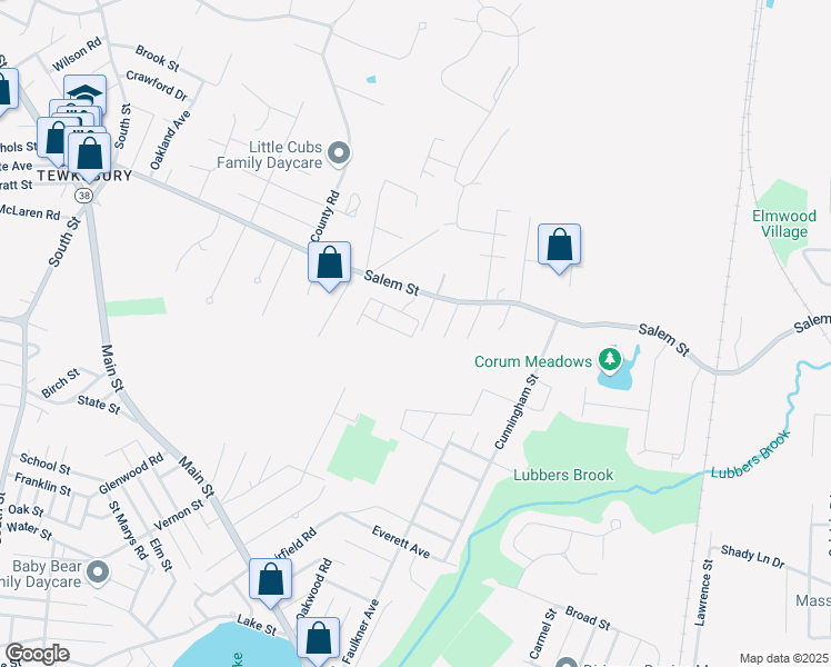 map of restaurants, bars, coffee shops, grocery stores, and more near 2 Evergreen Drive in Wilmington