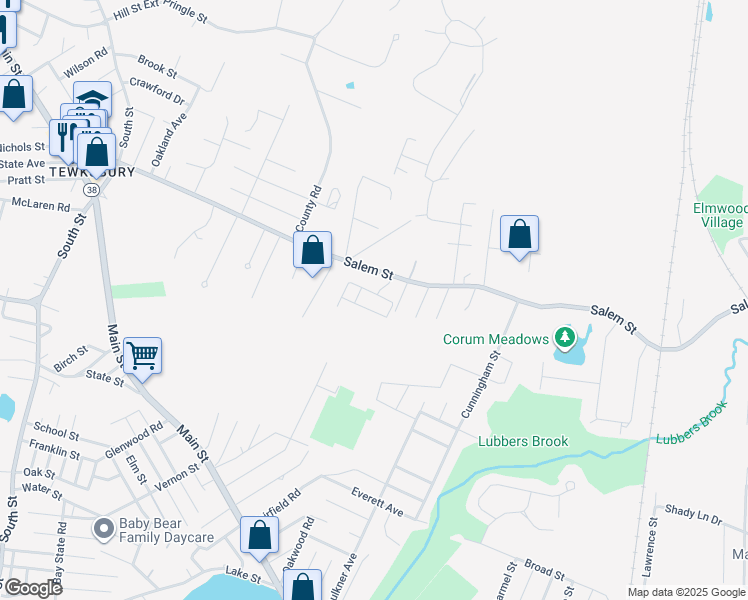map of restaurants, bars, coffee shops, grocery stores, and more near 2 Evergreen Drive in Wilmington