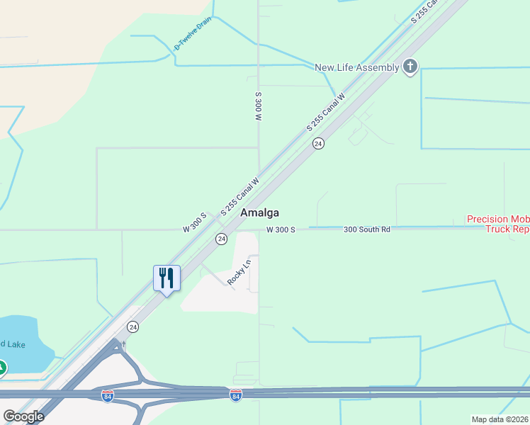 map of restaurants, bars, coffee shops, grocery stores, and more near 298 West 300 South in Heyburn