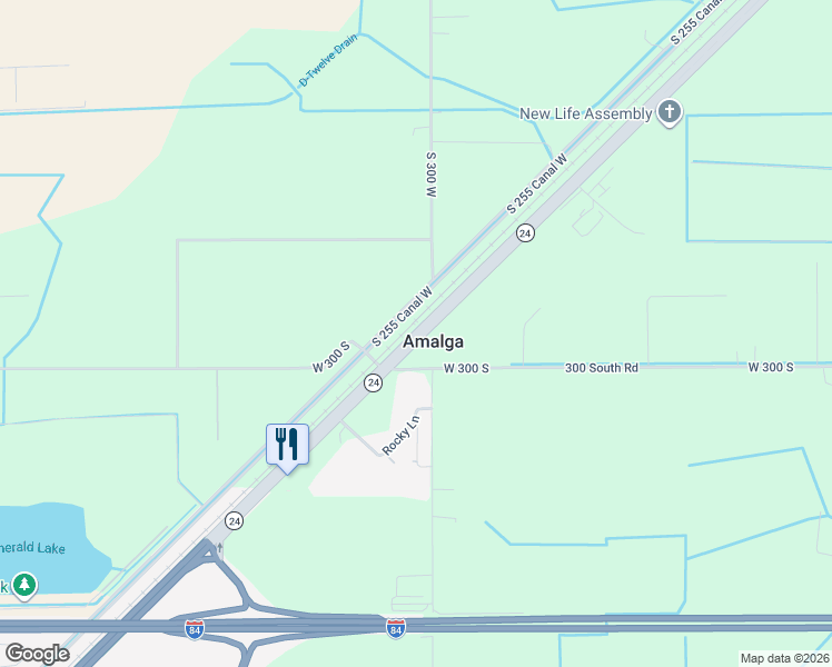 map of restaurants, bars, coffee shops, grocery stores, and more near 298 West 300 South in Heyburn