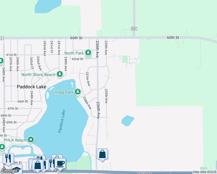 map of restaurants, bars, coffee shops, grocery stores, and more near 6501 235th Avenue in Salem