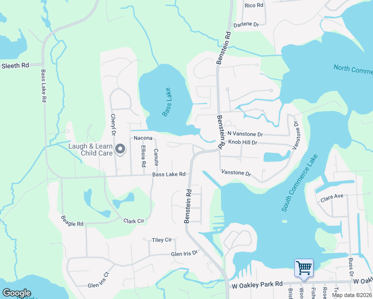 map of restaurants, bars, coffee shops, grocery stores, and more near 1819 Luneta Court in Commerce Charter Township