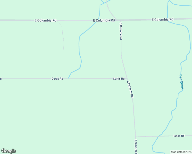 map of restaurants, bars, coffee shops, grocery stores, and more near 1961 Curtis Road in Dansville