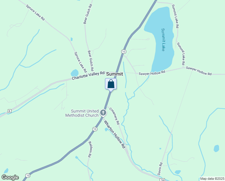 map of restaurants, bars, coffee shops, grocery stores, and more near 2850 New York 10 in Summit