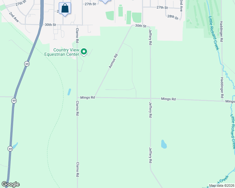 map of restaurants, bars, coffee shops, grocery stores, and more near Mings Road in Monroe