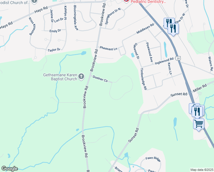 map of restaurants, bars, coffee shops, grocery stores, and more near 2769 Doelner Circle in Castleton-on-Hudson
