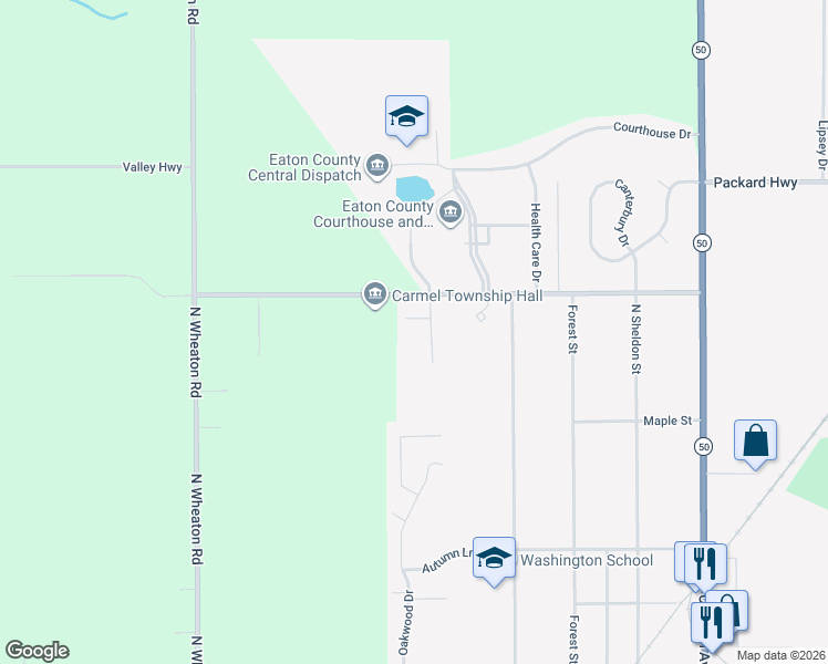 map of restaurants, bars, coffee shops, grocery stores, and more near Cripple Creek Ln in Charlotte