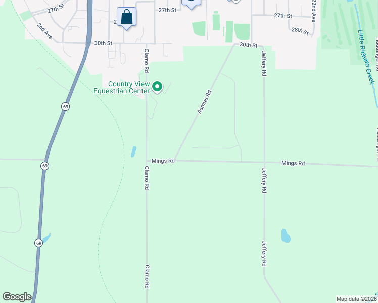 map of restaurants, bars, coffee shops, grocery stores, and more near W5759 Mings Road in Monroe