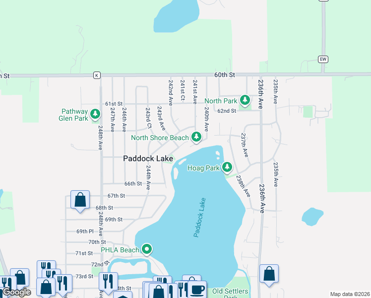 map of restaurants, bars, coffee shops, grocery stores, and more near 24305 64th Place in Salem