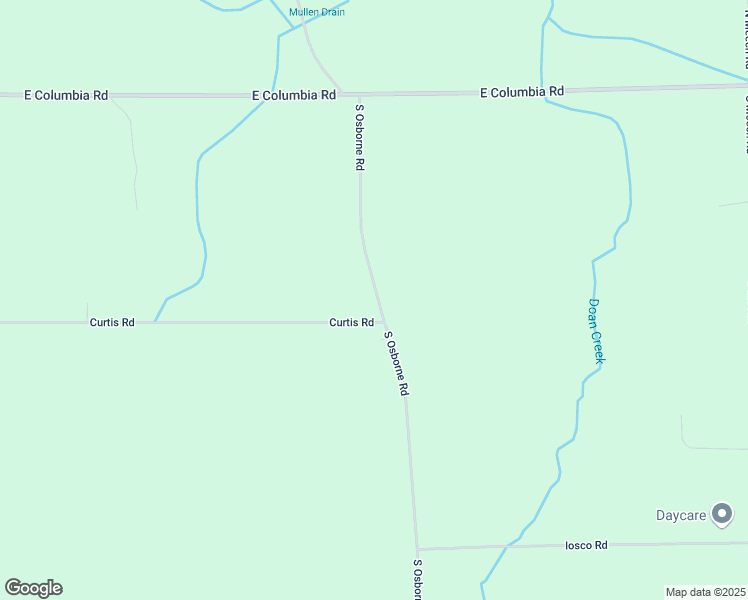 map of restaurants, bars, coffee shops, grocery stores, and more near 1961-2117 Curtis Road in Dansville