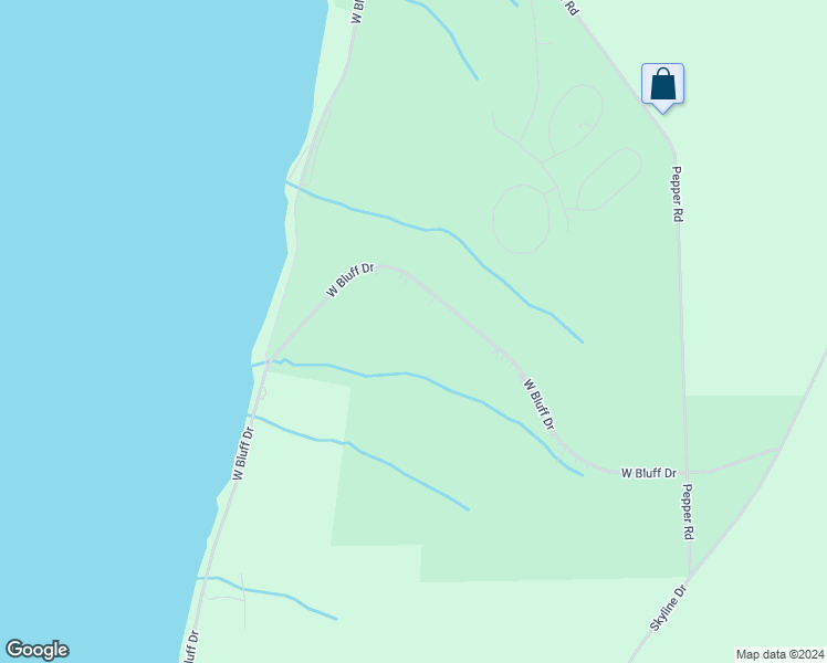 map of restaurants, bars, coffee shops, grocery stores, and more near in Keuka Park