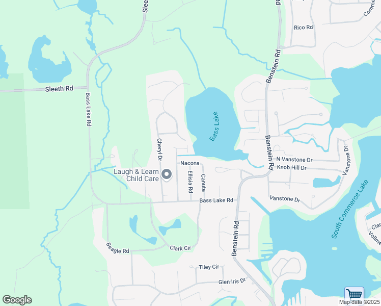 map of restaurants, bars, coffee shops, grocery stores, and more near 3920 Wint Road in Commerce Charter Township