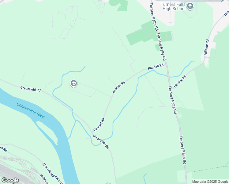 map of restaurants, bars, coffee shops, grocery stores, and more near 50 Randall Road in Montague