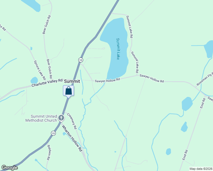 map of restaurants, bars, coffee shops, grocery stores, and more near 154 Sawyer Hollow Rd in Summit