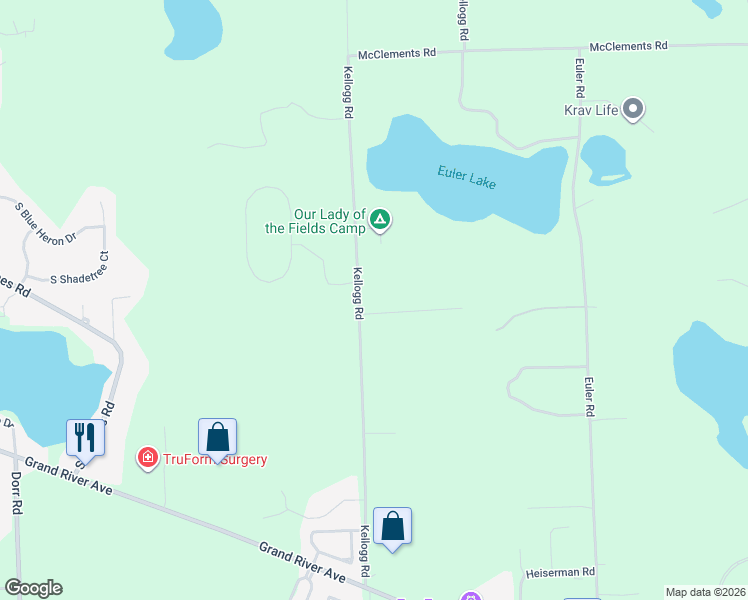 map of restaurants, bars, coffee shops, grocery stores, and more near 6781 Filice Drive in Brighton
