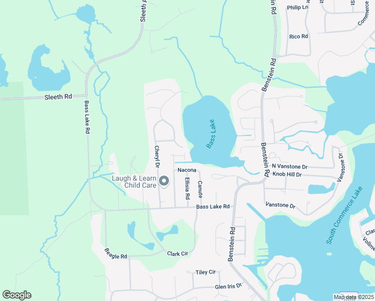 map of restaurants, bars, coffee shops, grocery stores, and more near 3920 Wint Road in Commerce Charter Township