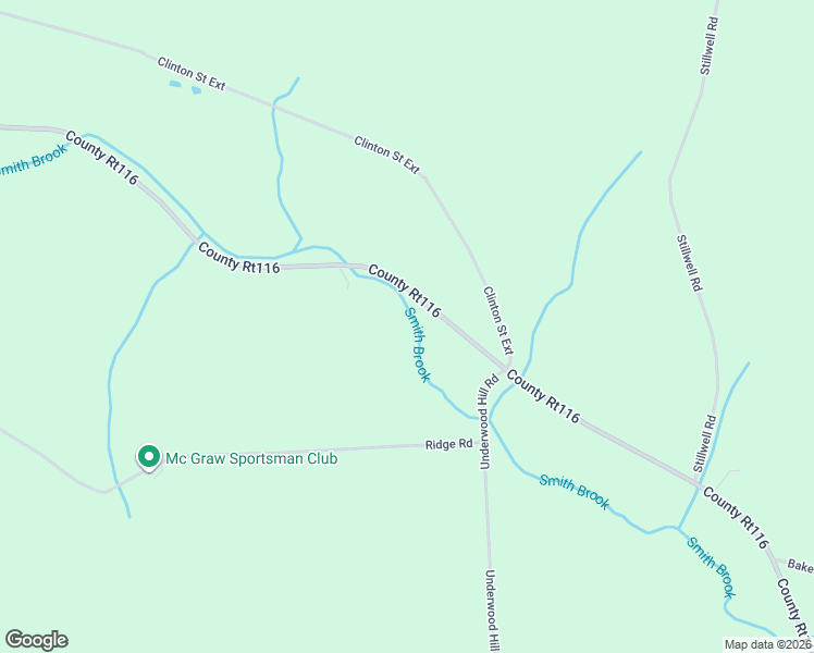map of restaurants, bars, coffee shops, grocery stores, and more near 3311 Ridge Road in McGraw