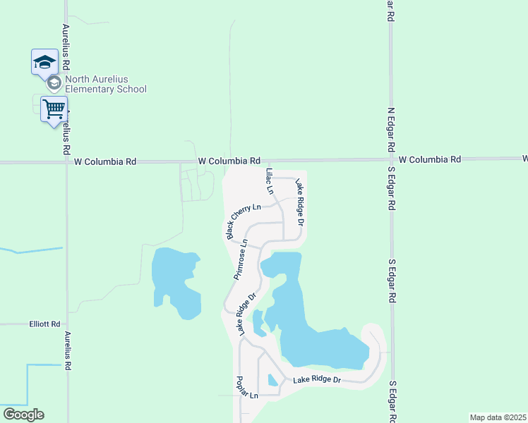 map of restaurants, bars, coffee shops, grocery stores, and more near 4211 Black Cherry Lane in Mason