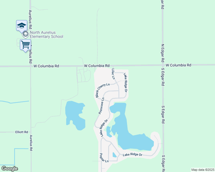 map of restaurants, bars, coffee shops, grocery stores, and more near 4211 Black Cherry Lane in Mason