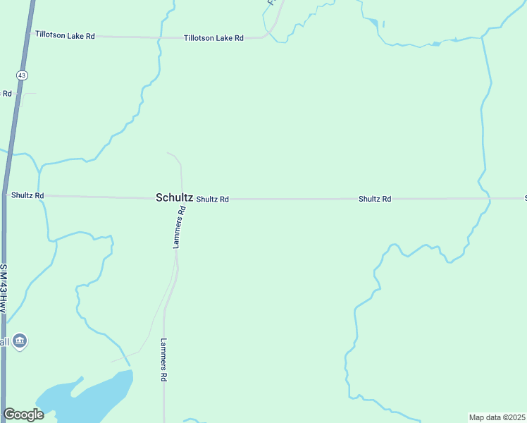map of restaurants, bars, coffee shops, grocery stores, and more near 2421 Shultz Road in Hastings