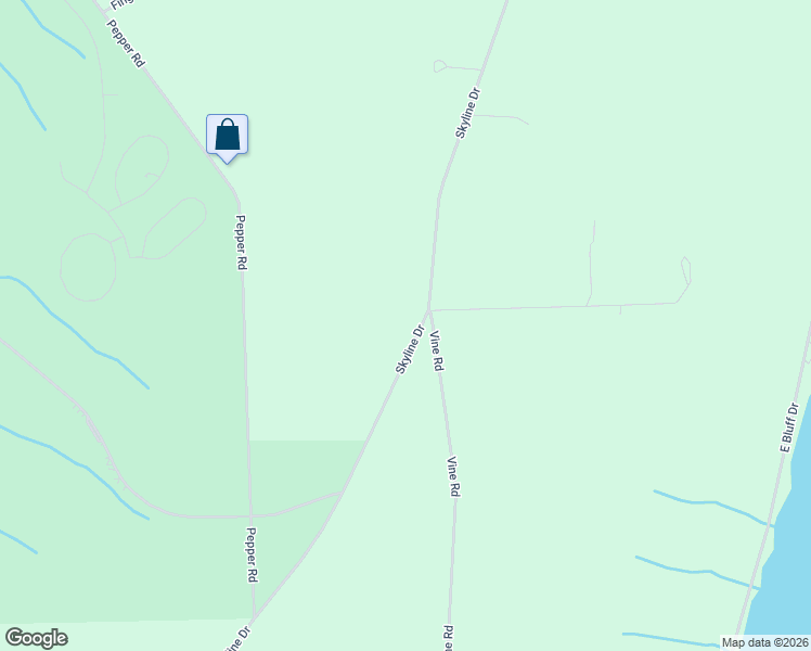 map of restaurants, bars, coffee shops, grocery stores, and more near 3800 Skyline Drive in Keuka Park