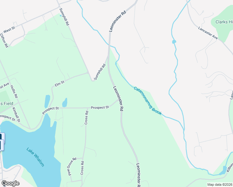 map of restaurants, bars, coffee shops, grocery stores, and more near 399 Leominster Road in Lunenburg