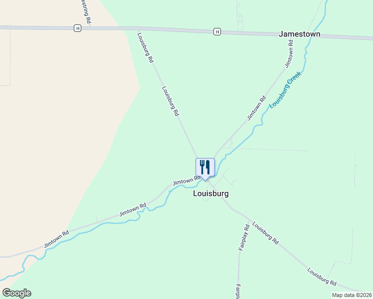 map of restaurants, bars, coffee shops, grocery stores, and more near 2111 Louisburg Road in Cuba City