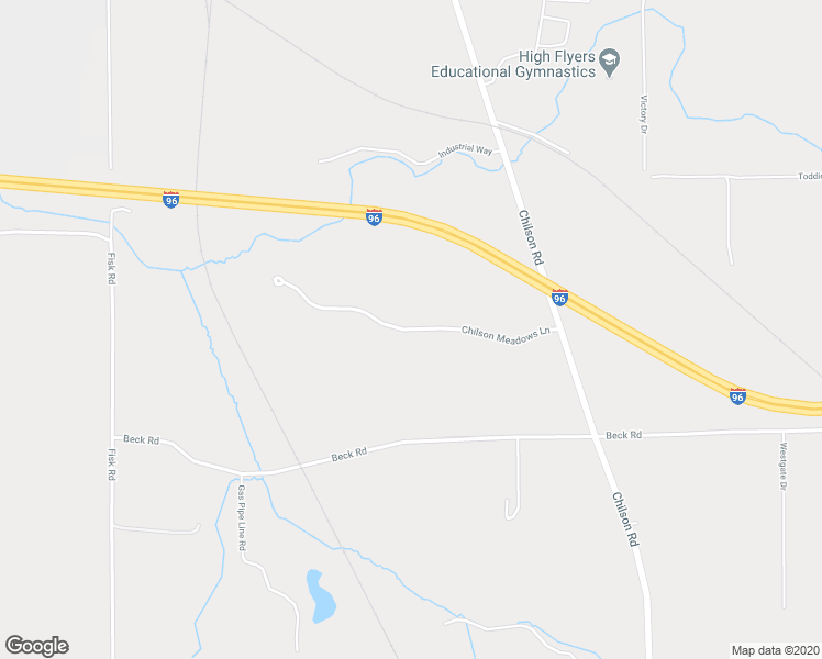 map of restaurants, bars, coffee shops, grocery stores, and more near 2698 Chilson Meadows in Howell