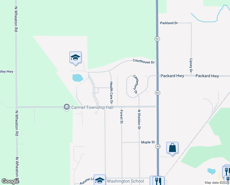 map of restaurants, bars, coffee shops, grocery stores, and more near 1029 Northway Drive in Charlotte