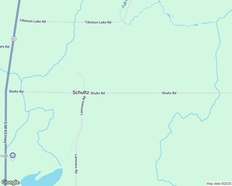 map of restaurants, bars, coffee shops, grocery stores, and more near 2421 Shultz Road in Hastings