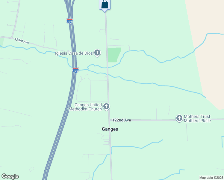 map of restaurants, bars, coffee shops, grocery stores, and more near 2249 68th Street in Fennville