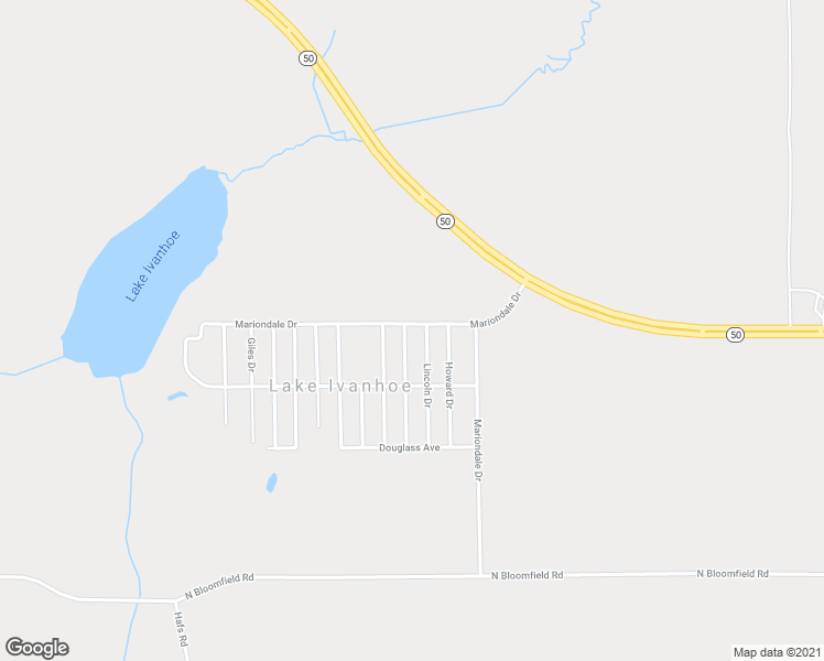 map of restaurants, bars, coffee shops, grocery stores, and more near N2496 Fisk Drive in Burlington